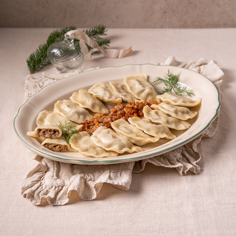 Pierogi z kapustą i grzybami 15 szt.