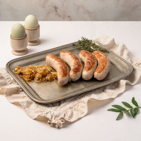 Biała kiełbasa z cebulką i gorczycą 500 g