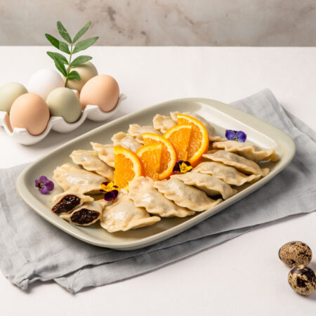 Pierogi ze śliwką i pomarańczą 15 szt.